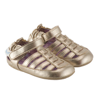 Сандалии Robeez, цвет цвет золотой