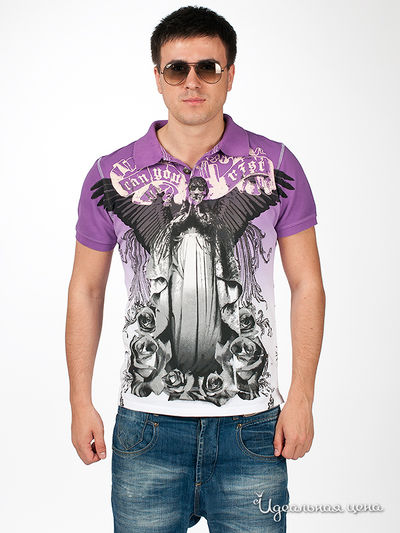 Футболка RZST, цвет цвет сиреневый