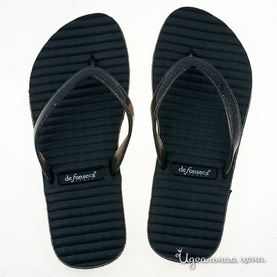 Пляжные тапочки De Fonseca, цвет цвет черный