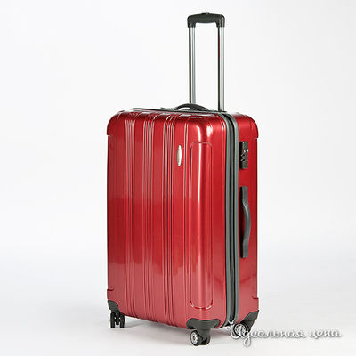 Чемодан VIP Collection, цвет цвет красный