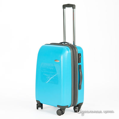 Чемодан VIP Collection, цвет цвет бирюзовый