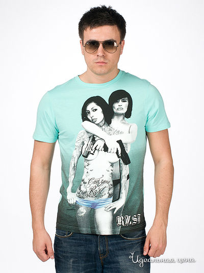 Футболка RZST, цвет цвет светло-зелёный