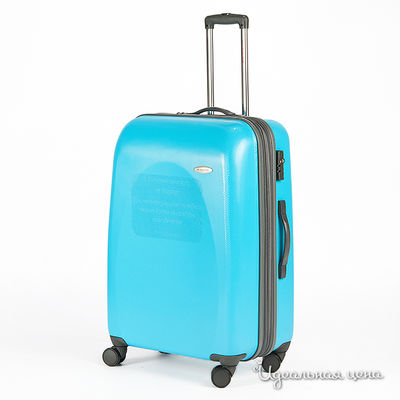 Чемодан VIP Collection, цвет цвет бирюзовый