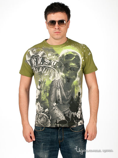 Футболка RZST, цвет зелёного