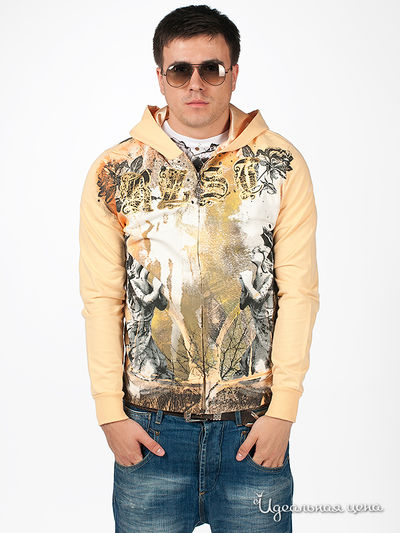 Толстовка RZST, цвет цвет оранжевый