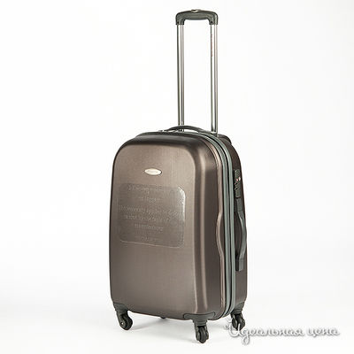 Чемодан VIP Collection, цвет коричневый