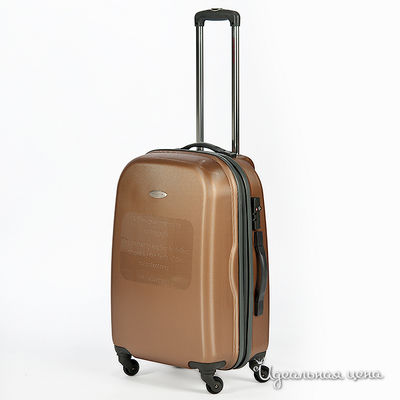 Чемодан VIP Collection, цвет цвет золотистый