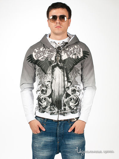 Толстовка RZST, цвет цвет серый