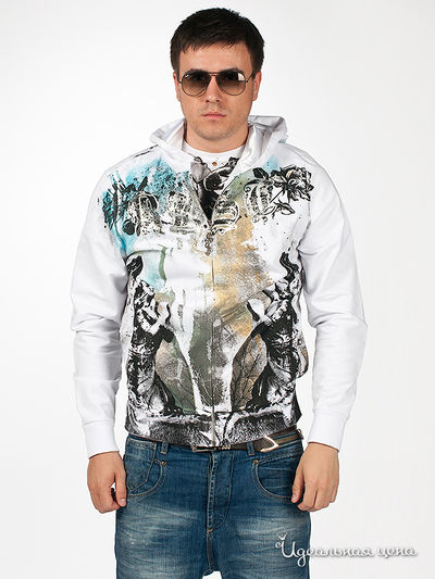 Толстовка RZST, цвет цвет белый