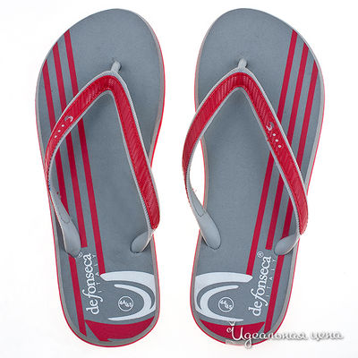 Пляжные тапочки De Fonseca, цвет цвет красный