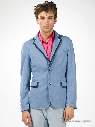 Пиджак Double Black, цвет цвет небесный