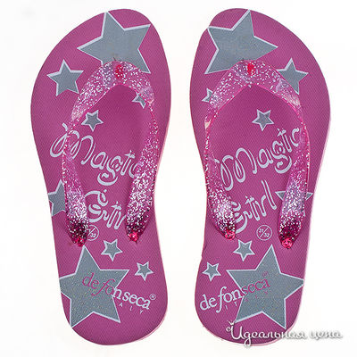 Пляжные тапочки De Fonseca, цвет цвет розовый