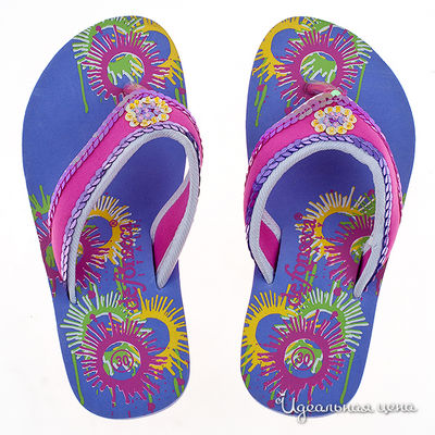 Пляжные тапочки De Fonseca, цвет цвет фуксия