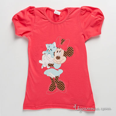 Футболка Disney, цвет цвет коралловый