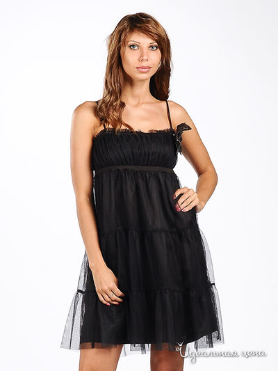 Платье Cristina Gavioli, цвет цвет коричневый