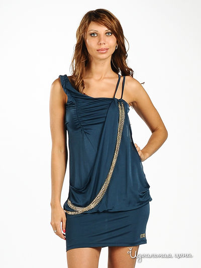 Платье Cristina Gavioli, цвет цвет синий