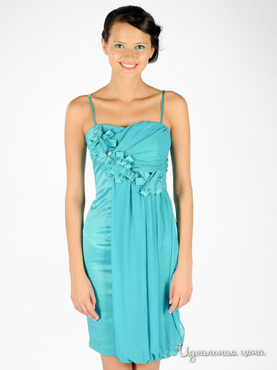 Платье Rinascimento, цвет цвет бирюзовый