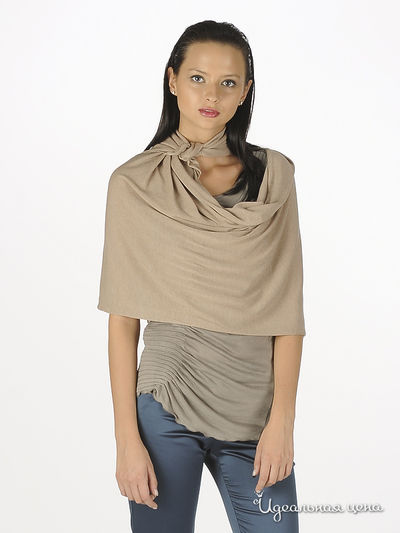 Платок Cristina Gavioli, цвет цвет бежевый