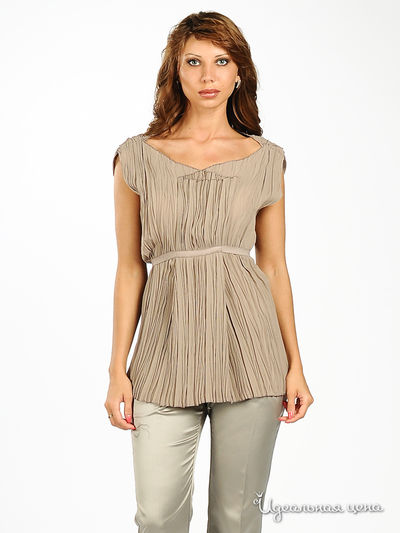Топ Cristina Gavioli, цвет цвет бежевый