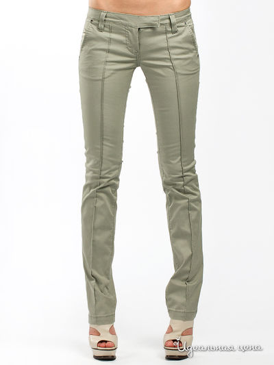 Брюки Fracomina, цвет цвет серо-бежевый