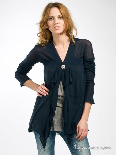 Кардиган Fracomina, цвет цвет синий