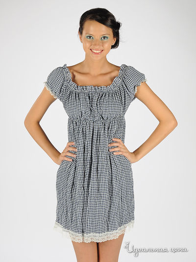 Платье Rinascimento, цвет цвет синий / белый