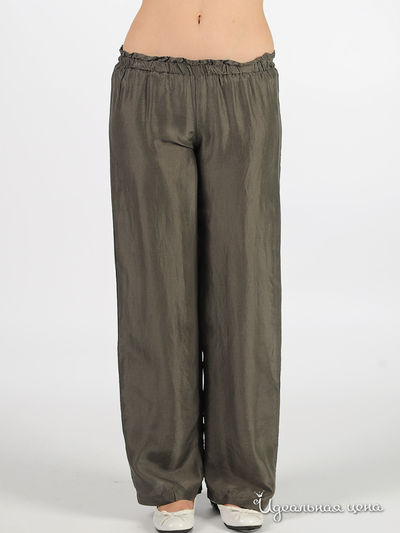 Брюки Cristina Gavioli, цвет цвет серо-коричневый