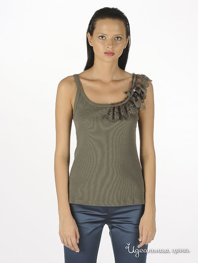 Топ Cristina Gavioli, цвет цвет серый