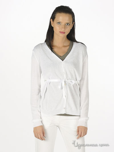 Кардиган Cristina Gavioli, цвет цвет белый