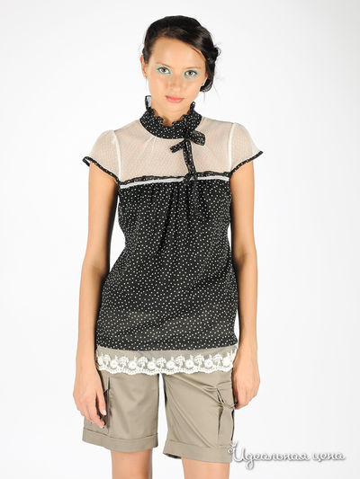 Блузка Rinascimento, цвет цвет черный