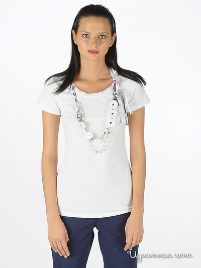 Футболка Cristina Gavioli, цвет цвет белый