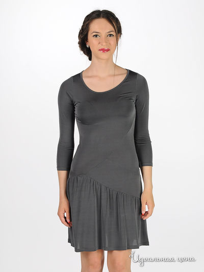 Платье Cristina Gavioli женское, цвет темно-серый