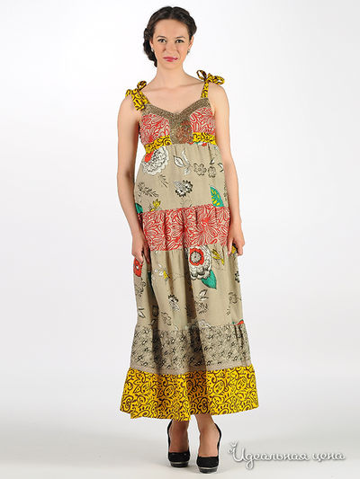 Платье Cristina Gavioli, цвет цвет мультиколор