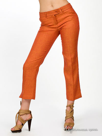 Брюки MadamT, цвет оранжевый меланж