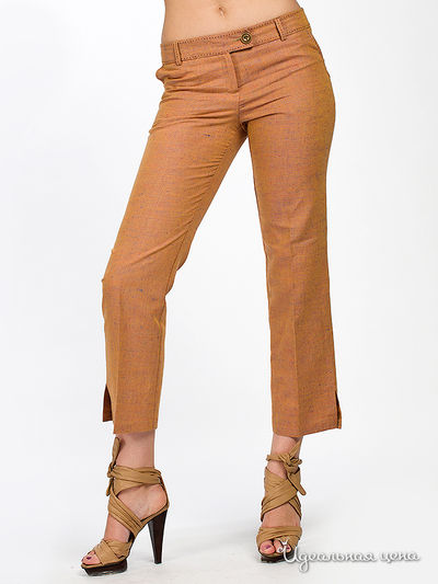 Брюки MadamT, цвет персиковый меланж