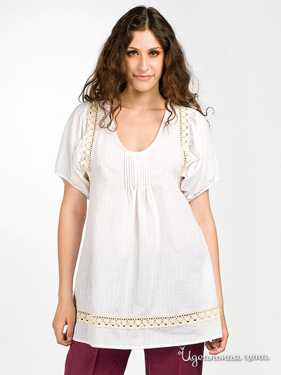 Блуза MadamT, цвет белая