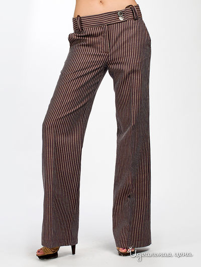 Брюки MadamT, цвет цвет коричневый