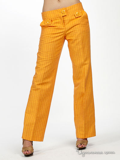 Брюки MadamT, цвет цвет оранжевый