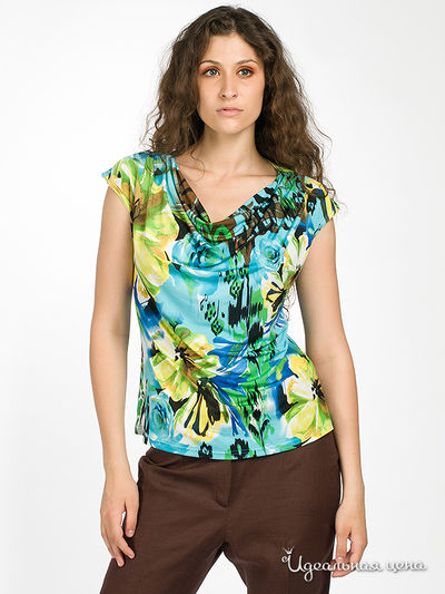 Блузка MadamT, цвет цвет мультиколор