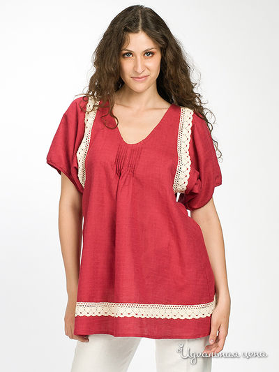 Блуза MadamT, цвет красная