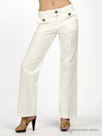 Брюки MadamT, цвет цвет белый