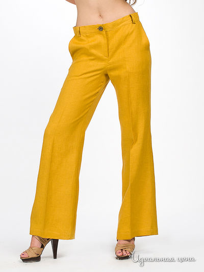 Брюки MadamT, цвет цвет горчичный
