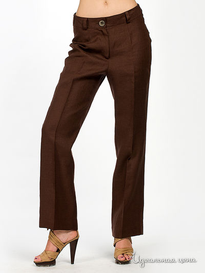 Брюки MadamT, цвет цвет коричневый