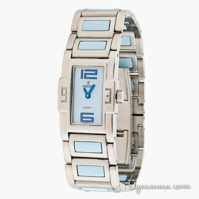 Часы Festina, цвет цвет серебро / нежно-голубой
