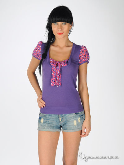Футболка Lemonada, цвет цвет фиолетовый