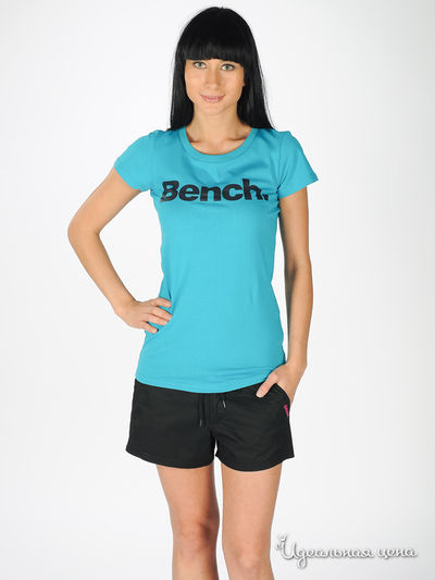 Футболка Bench, цвет бирюзовая