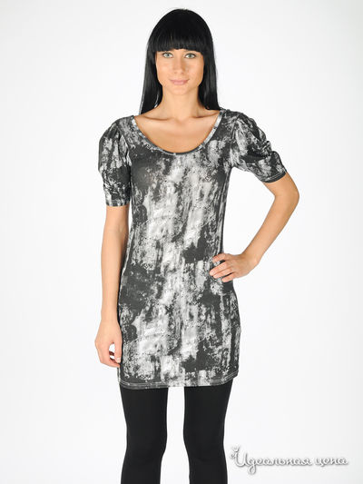 Платье Bench, цвет черно-белое