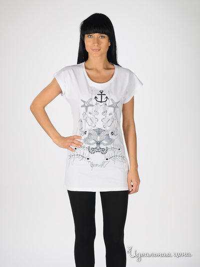 Футболка Bench, цвет белая