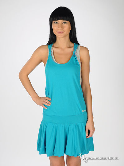 Платье Bench, цвет цвет бирюзовый