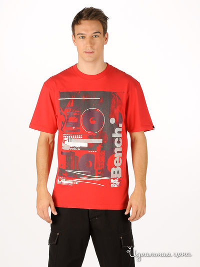 Футболка Bench, цвет красная